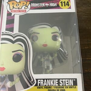 Funko Pop! Retro Toys Monster High Frankie Stein #114 - Green Vinyl Figure